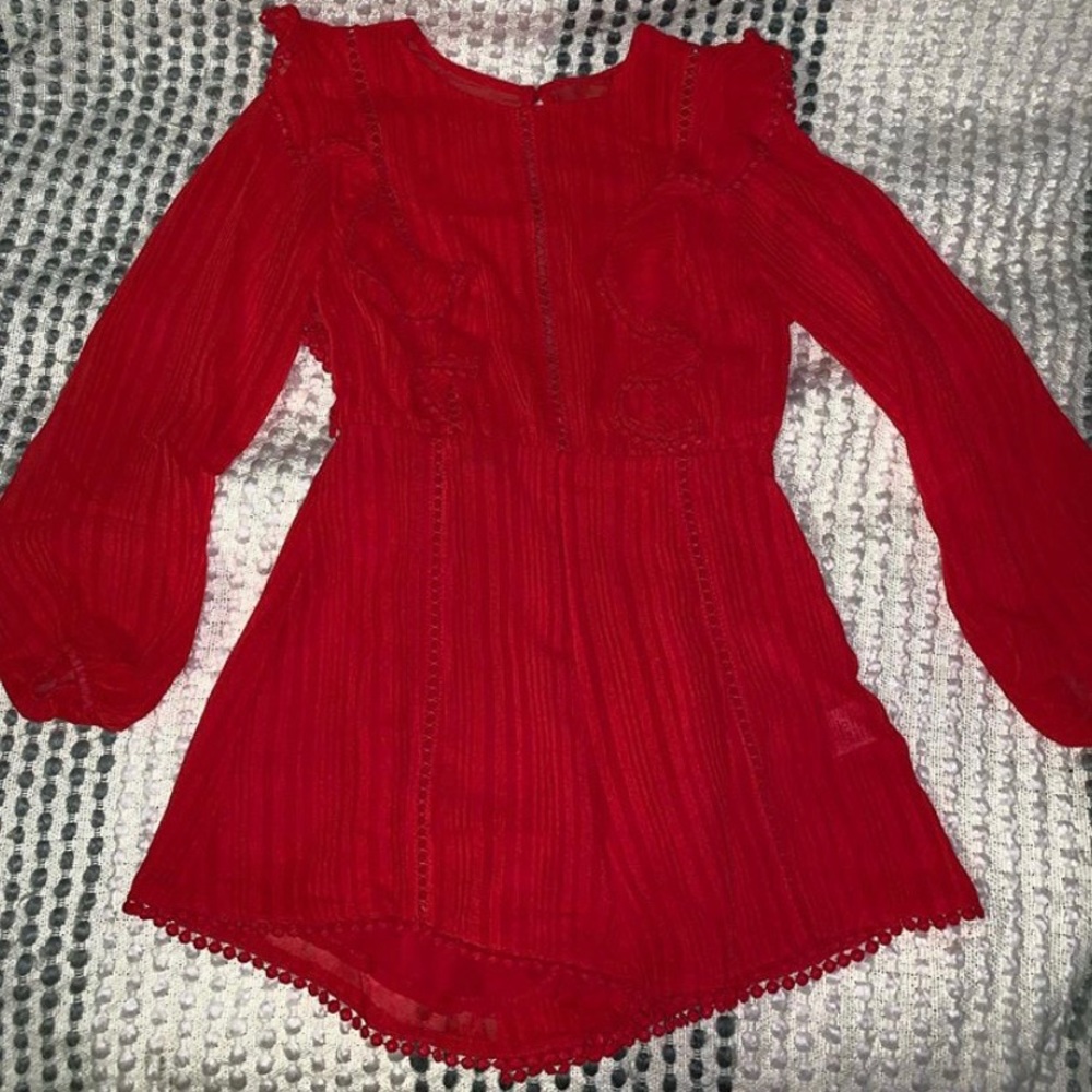 Red romper